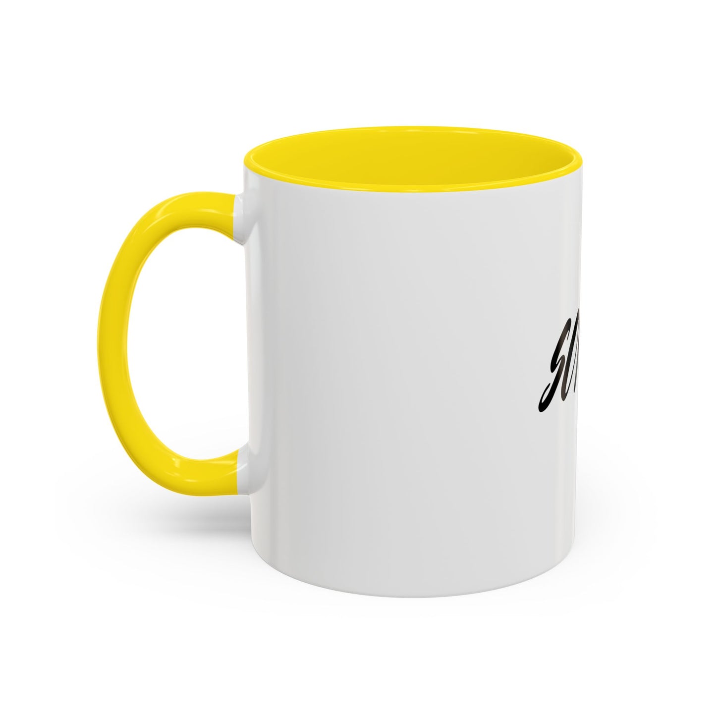 Personalized Accent Coffee Mug - Custom Name Mug for Coffee Lovers
