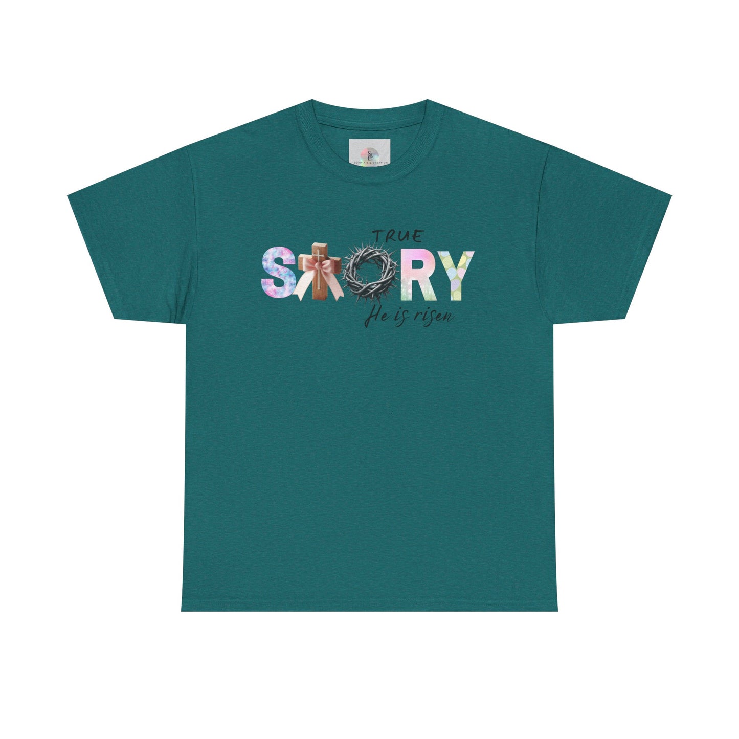 True Story He is Risen Cotton Tee