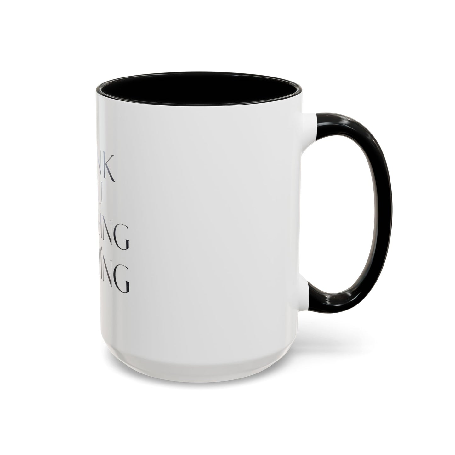 Thank You Coffee Mug - Stylish Accent Mug (11/15oz) for Appreciation Gifts