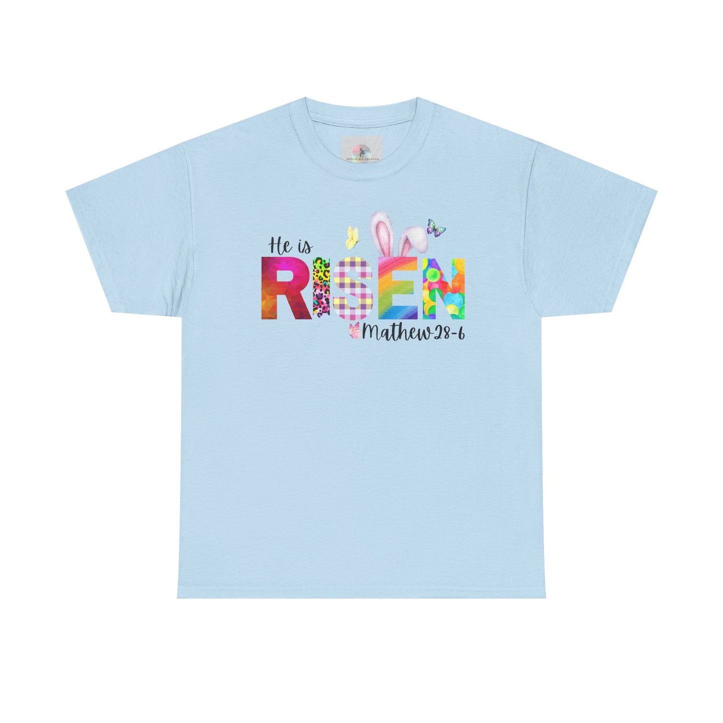 He is Risen Cotton Easter Celebration Shirt