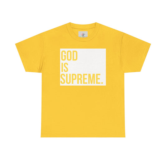 God is Supreme Unisex Heavy Cotton Tee