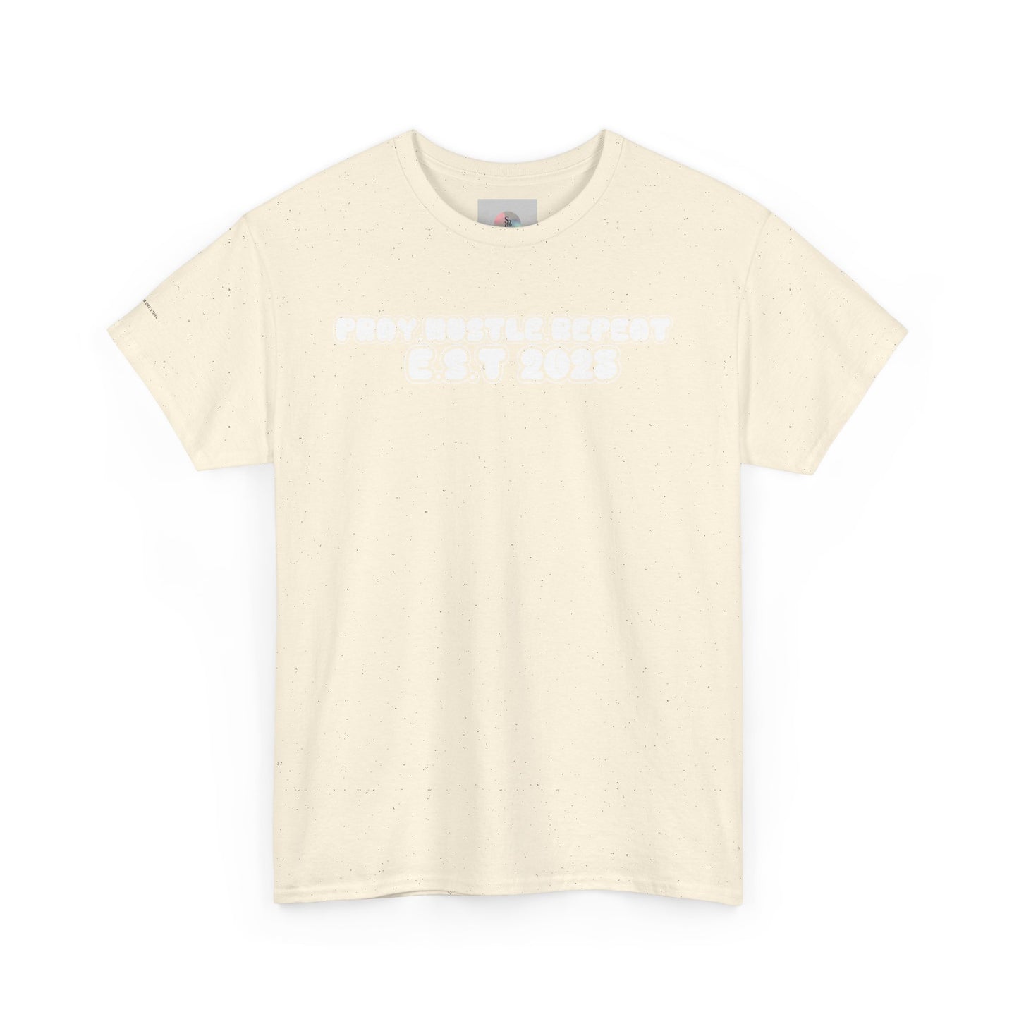 Pray Hustle Repeat Motivational Graphic Tee