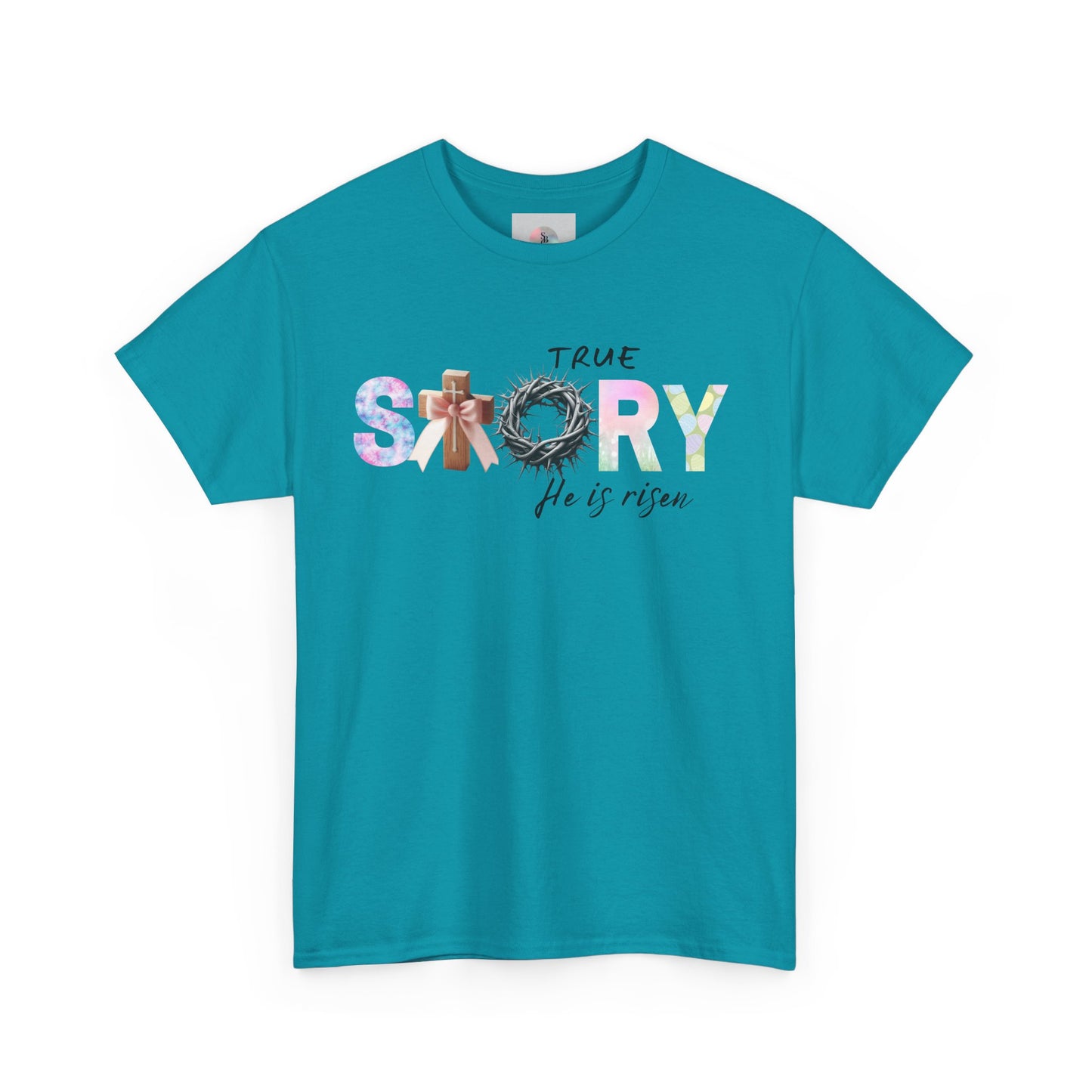True Story He is Risen Cotton Tee