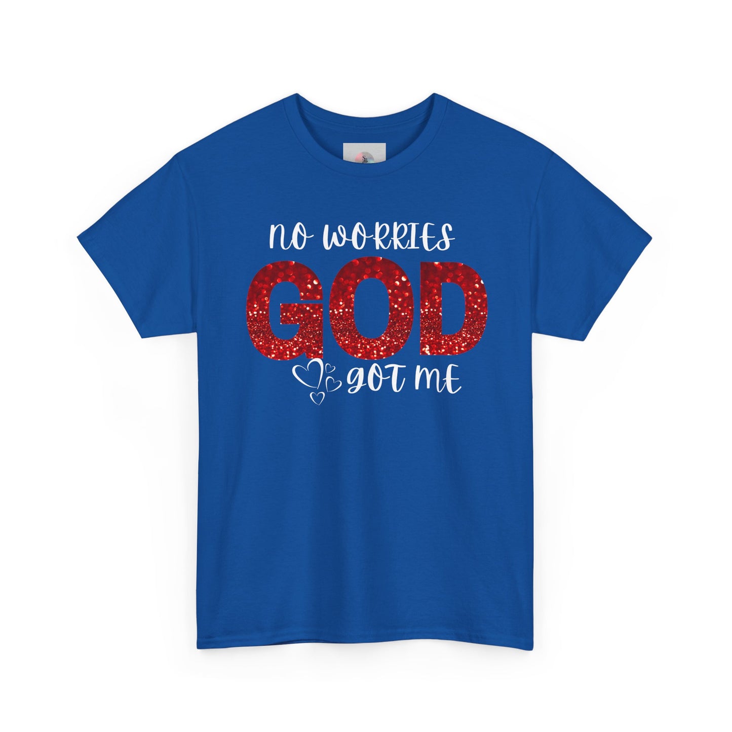No Worries God Got Me  Red Inspirational Faith Shirt