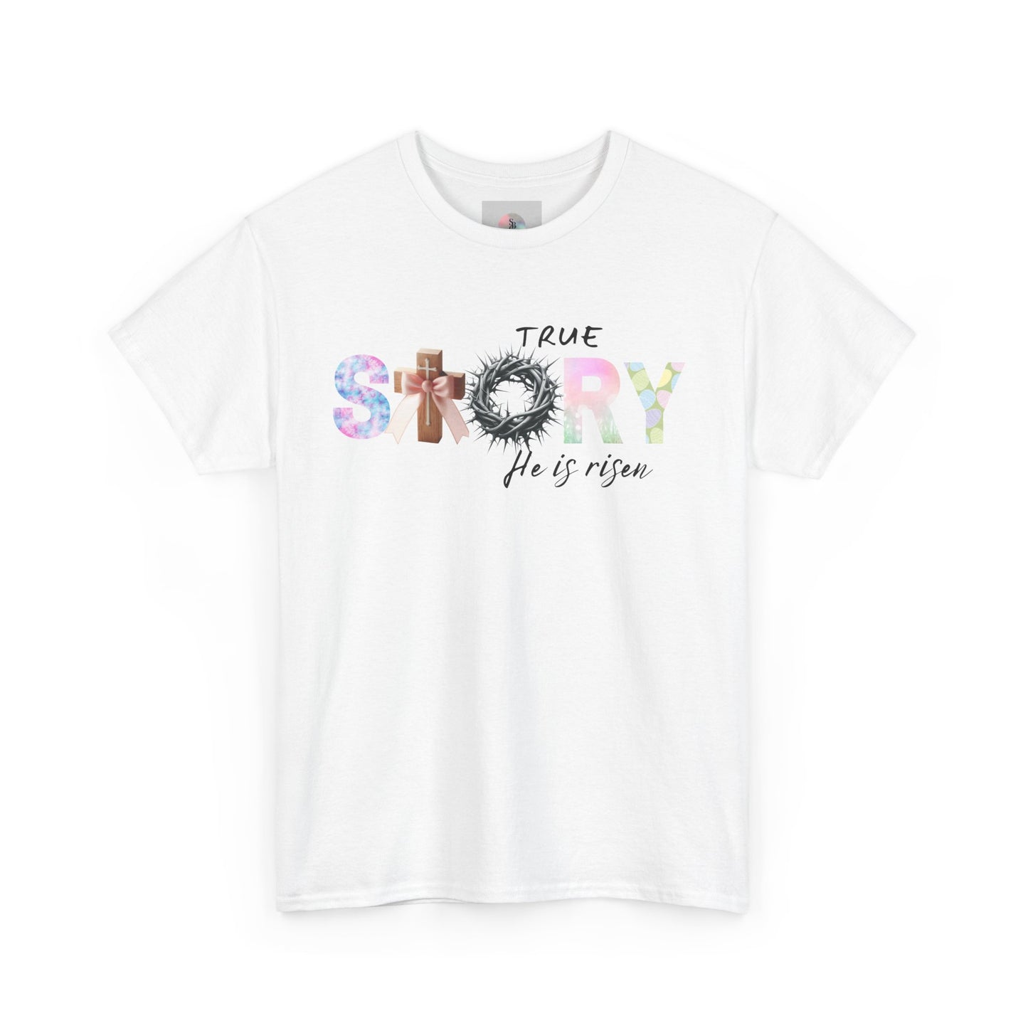 True Story He is Risen Cotton Tee