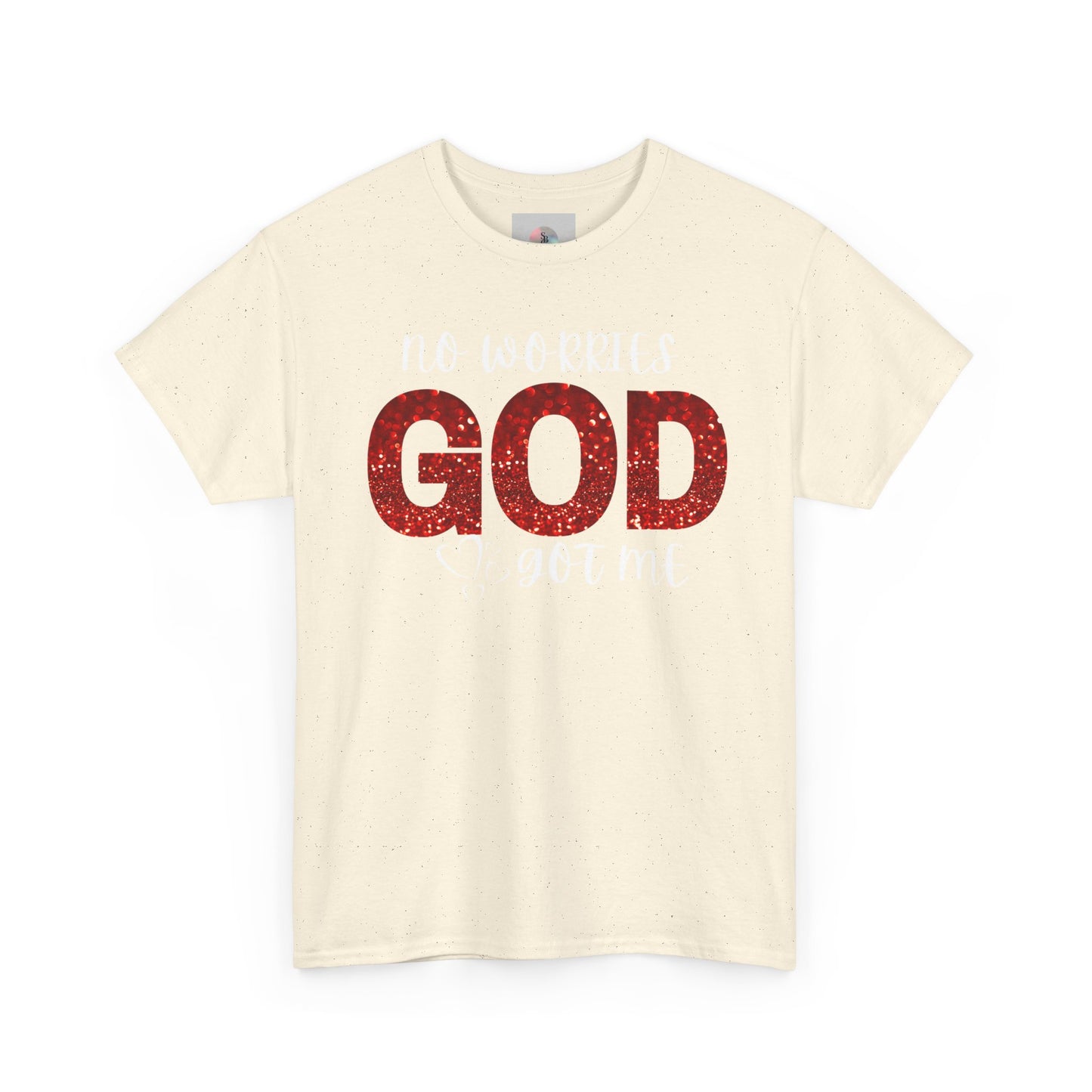 No Worries God Got Me  Red Inspirational Faith Shirt