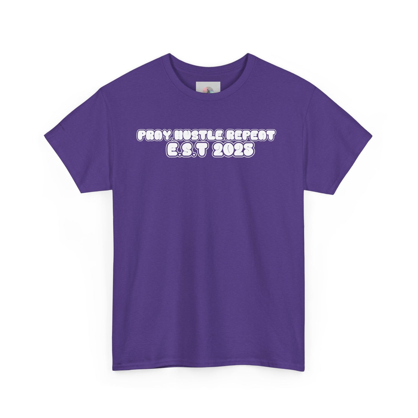 Pray Hustle Repeat Motivational Graphic Tee