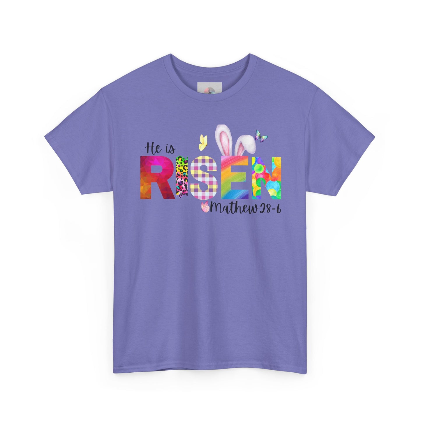 He is Risen Cotton Easter Celebration Shirt