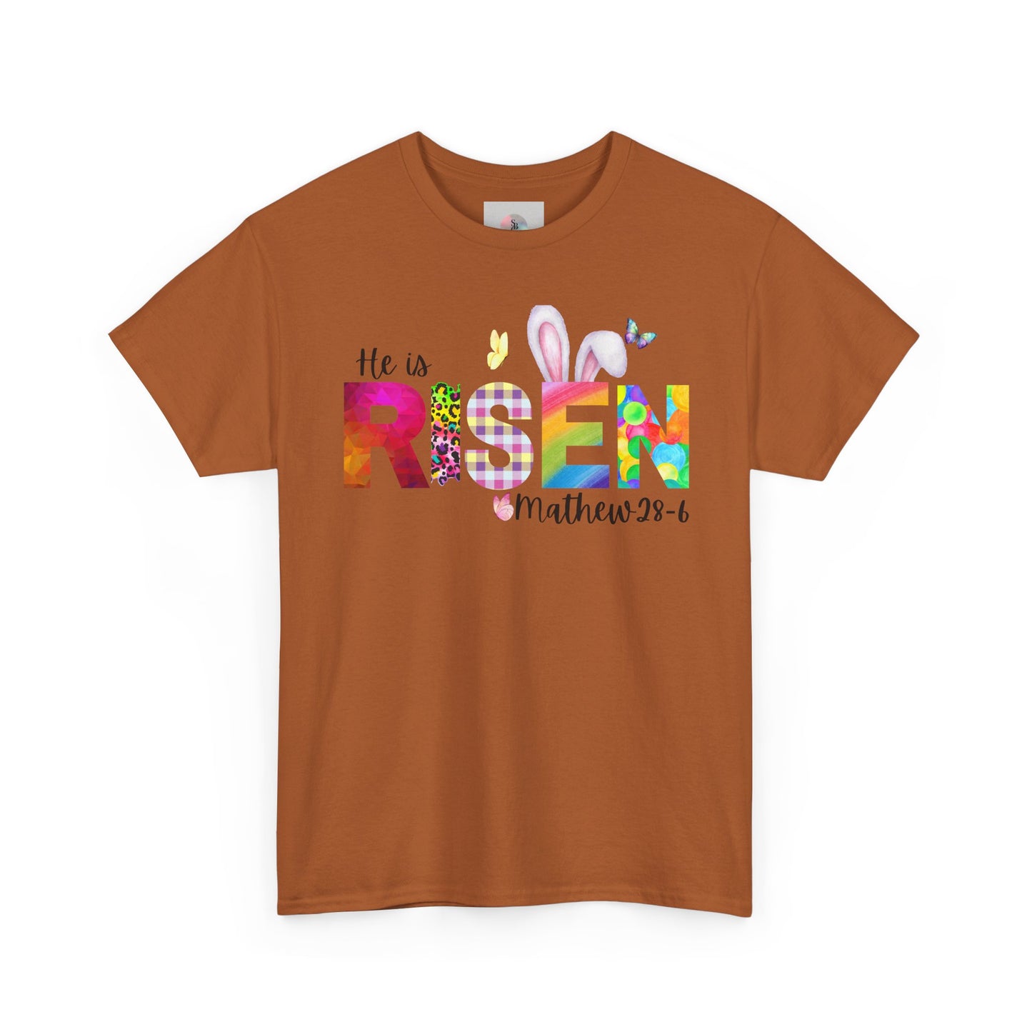 He is Risen Cotton Easter Celebration Shirt