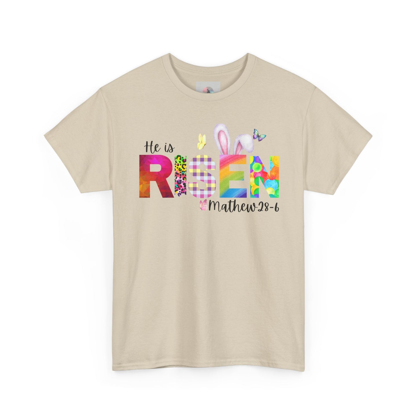 He is Risen Cotton Easter Celebration Shirt