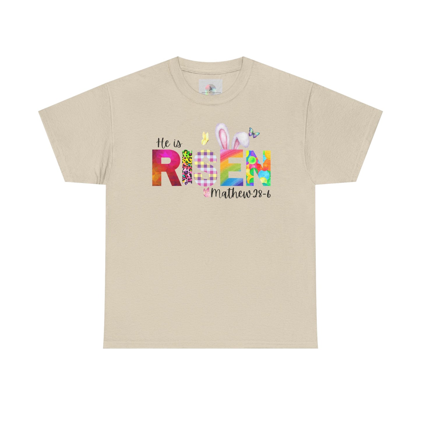 He is Risen Cotton Easter Celebration Shirt