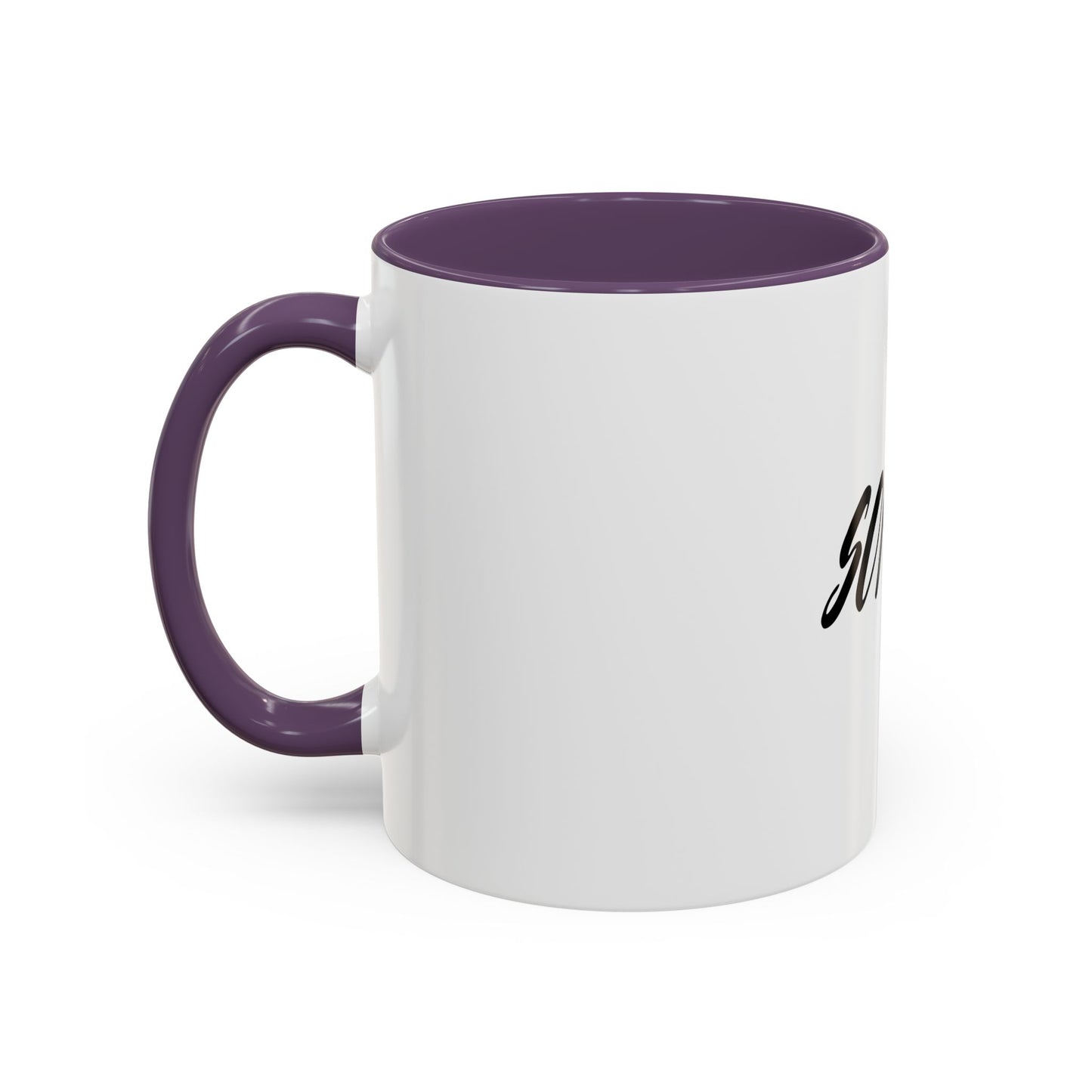 Personalized Accent Coffee Mug - Custom Name Mug for Coffee Lovers
