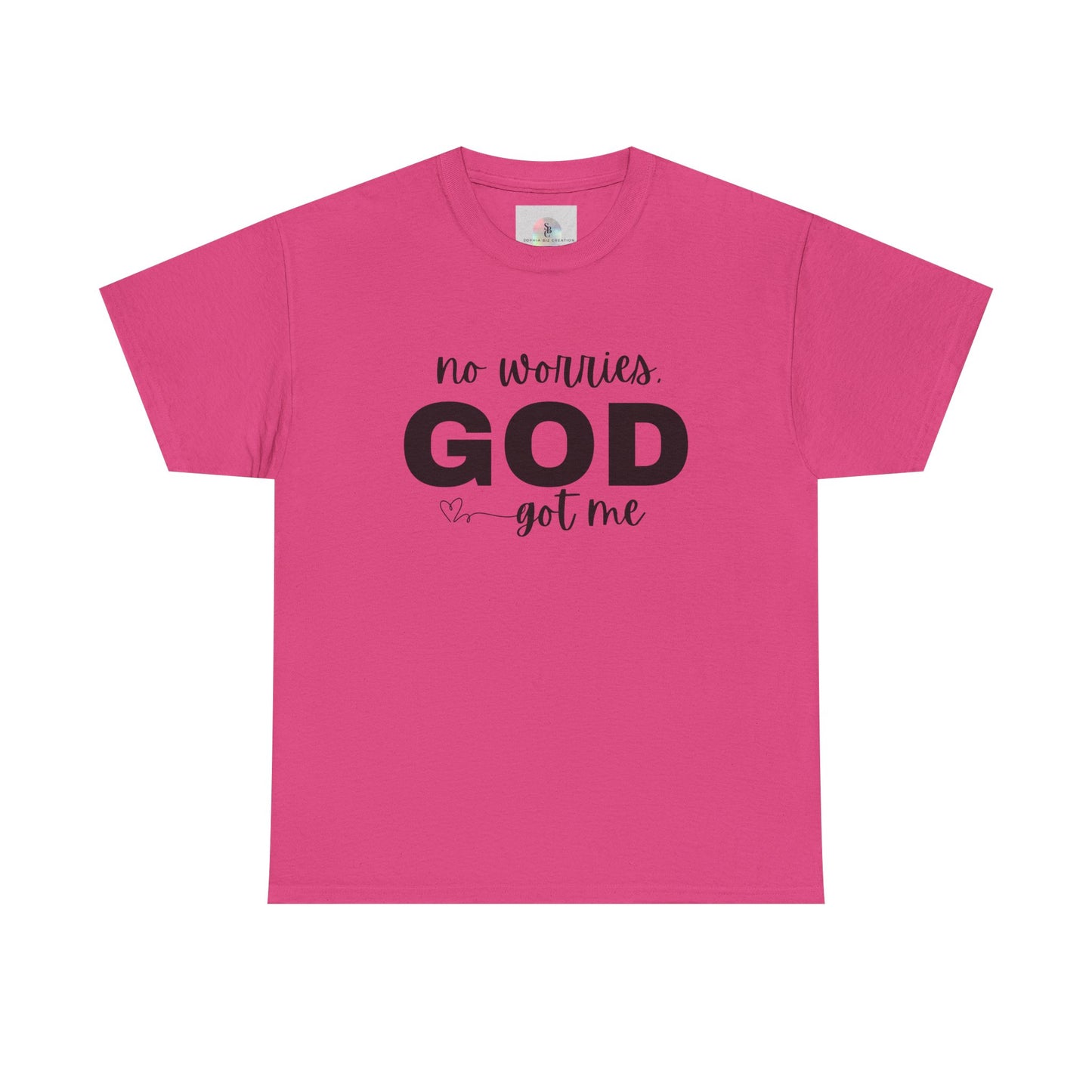 'No Worries. GOD Got Me'Inspirational  T-Shirt
