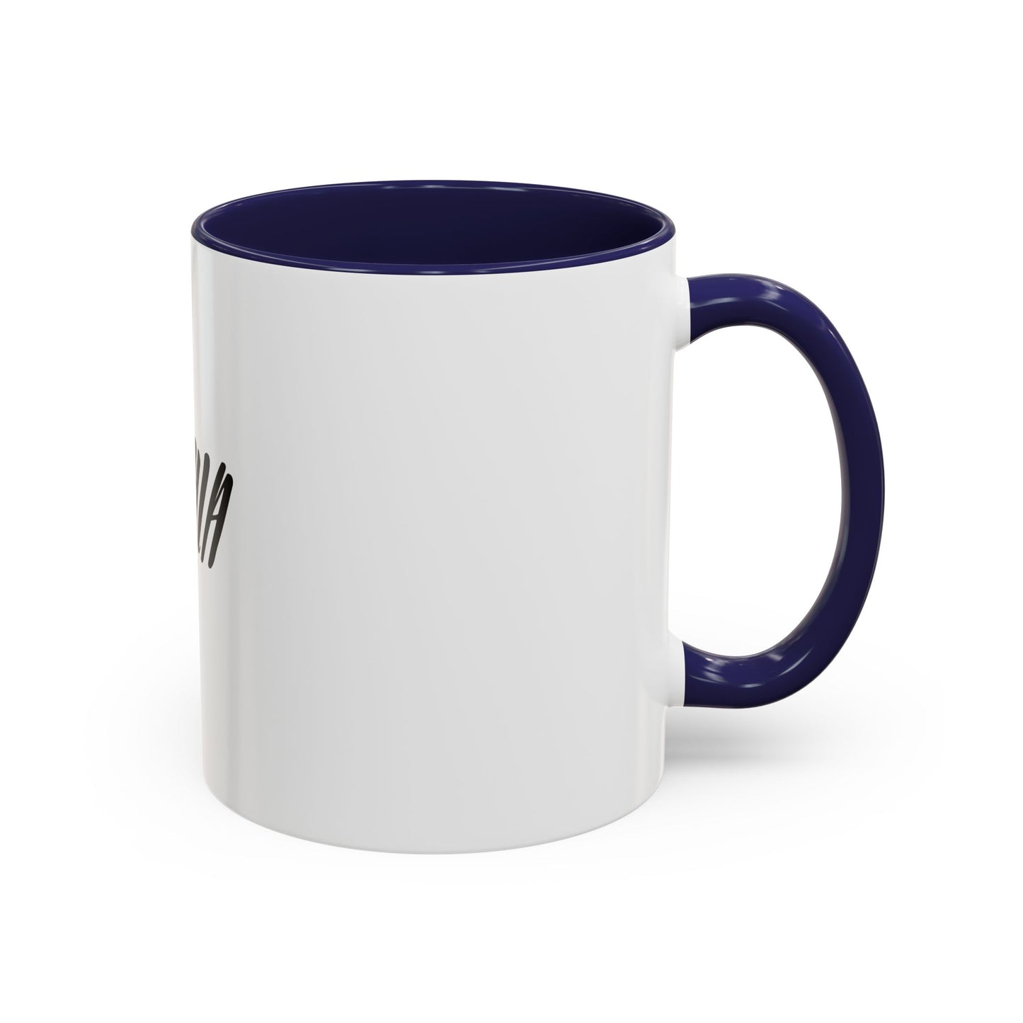 Personalized Accent Coffee Mug - Custom Name Mug for Coffee Lovers