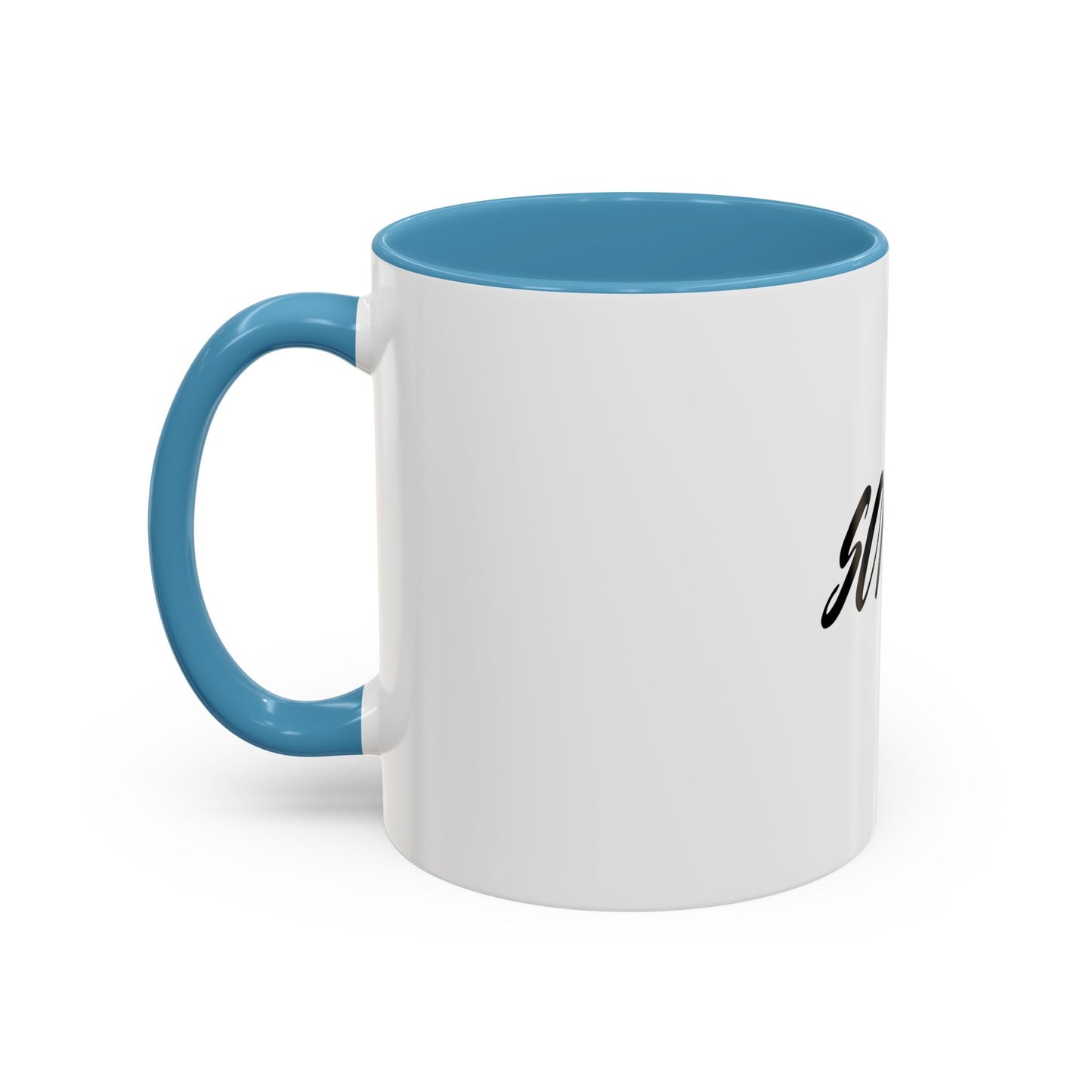Personalized Accent Coffee Mug - Custom Name Mug for Coffee Lovers