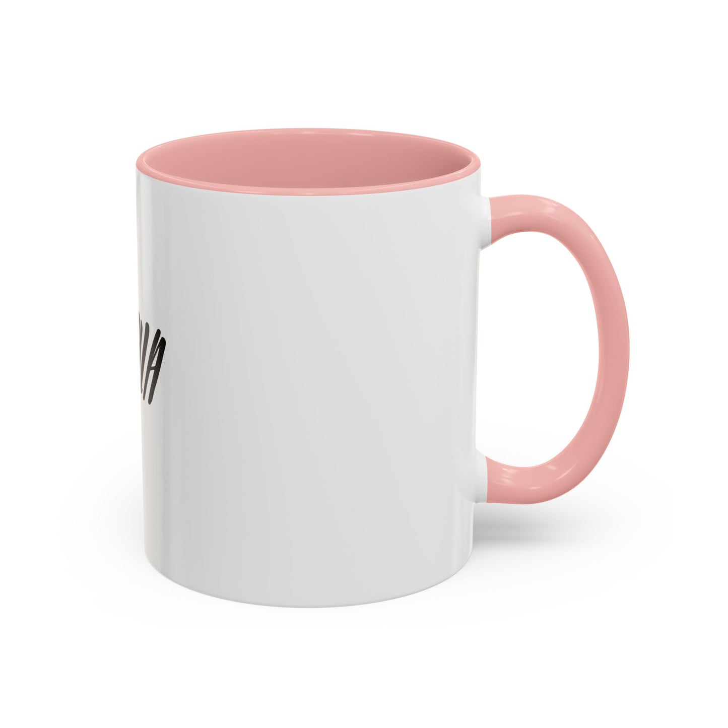 Personalized Accent Coffee Mug - Custom Name Mug for Coffee Lovers
