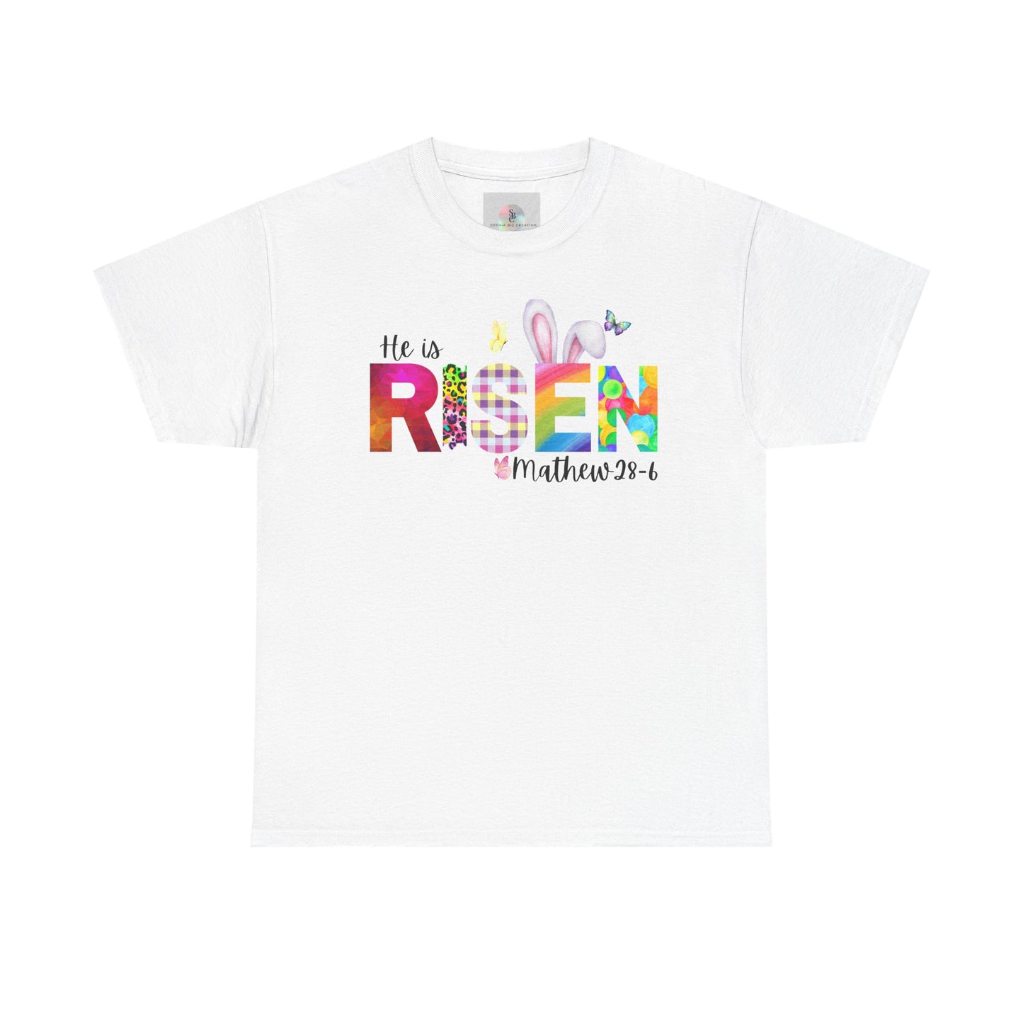 He is Risen Cotton Easter Celebration Shirt